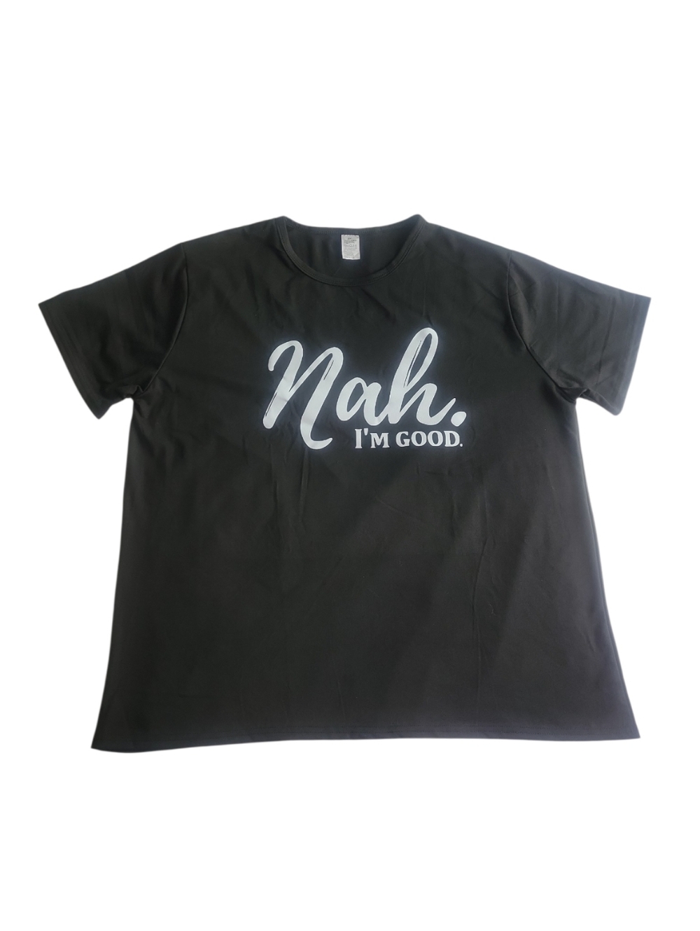 Black short sleeve T-shirt 2XL